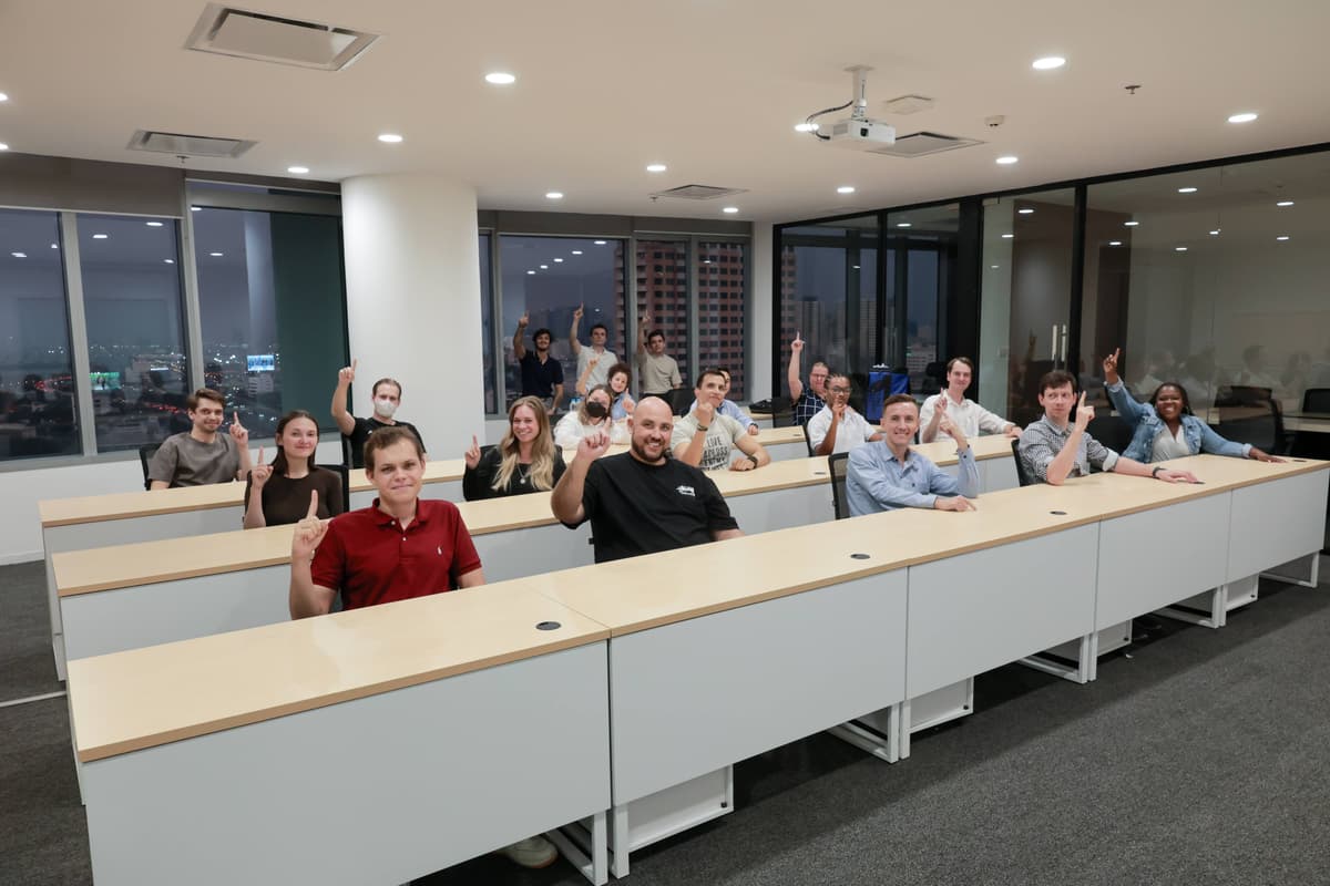 TEFL classroom in Tipco Tower Bangkok