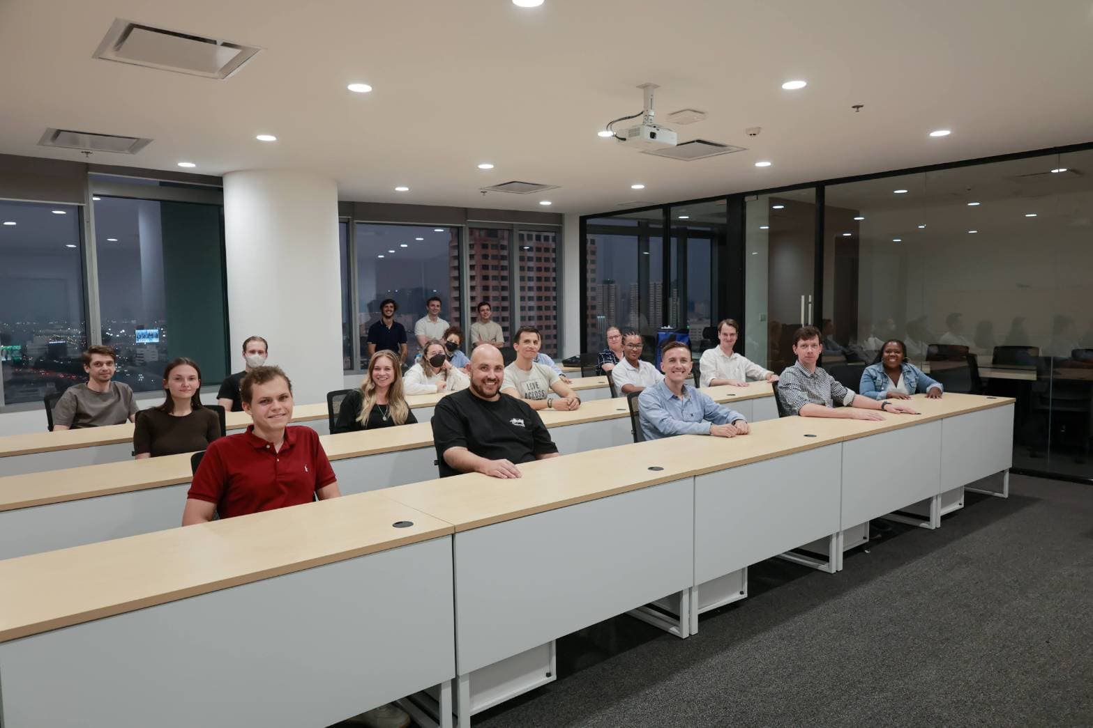 TEFL One classroom training center in Tipco Tower Bangkok